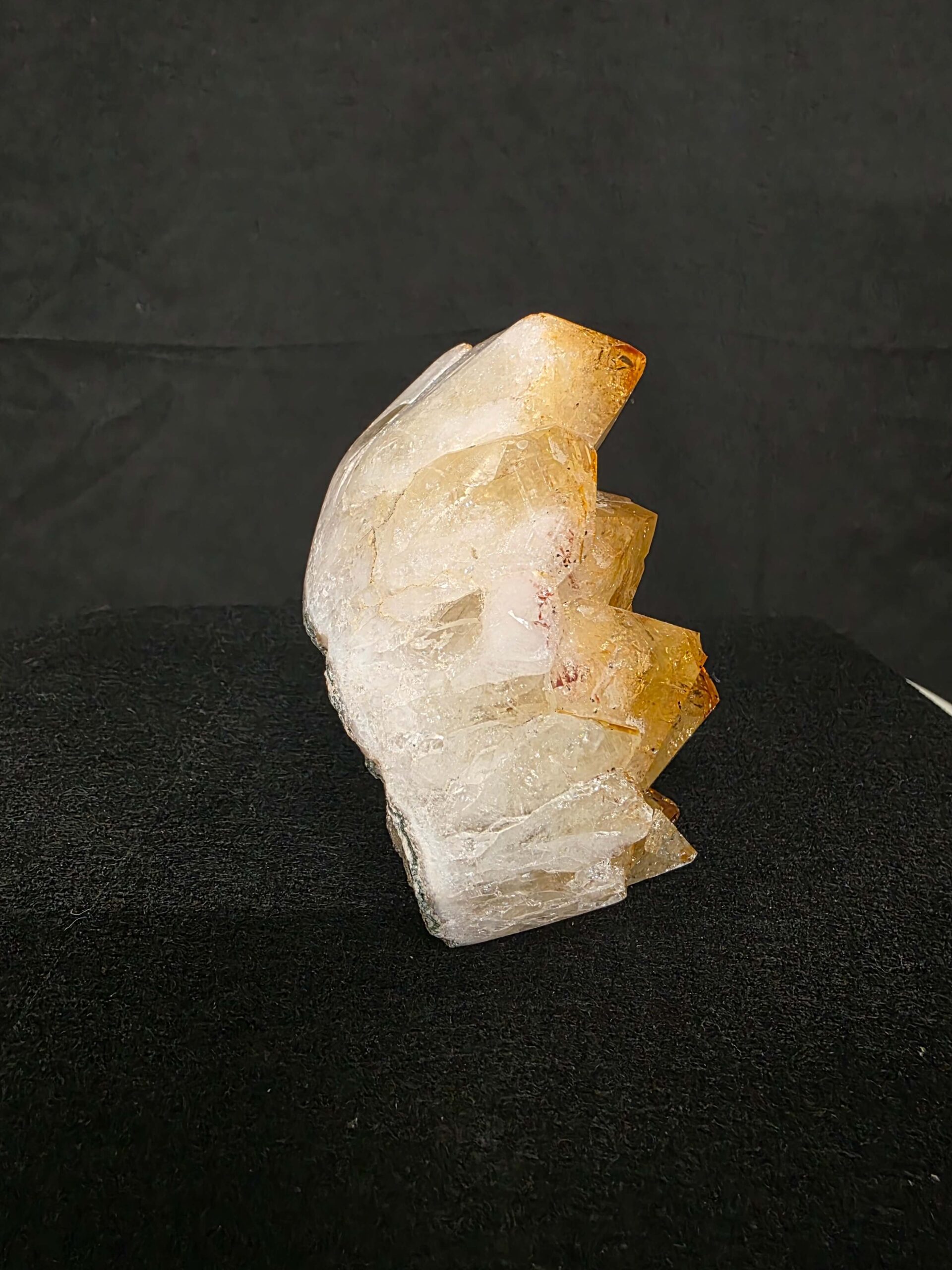 Premium High Grade Citrine Druzy 161 Mini Geode Cluster Piece 809g H10xW10xD6cm - Image 5