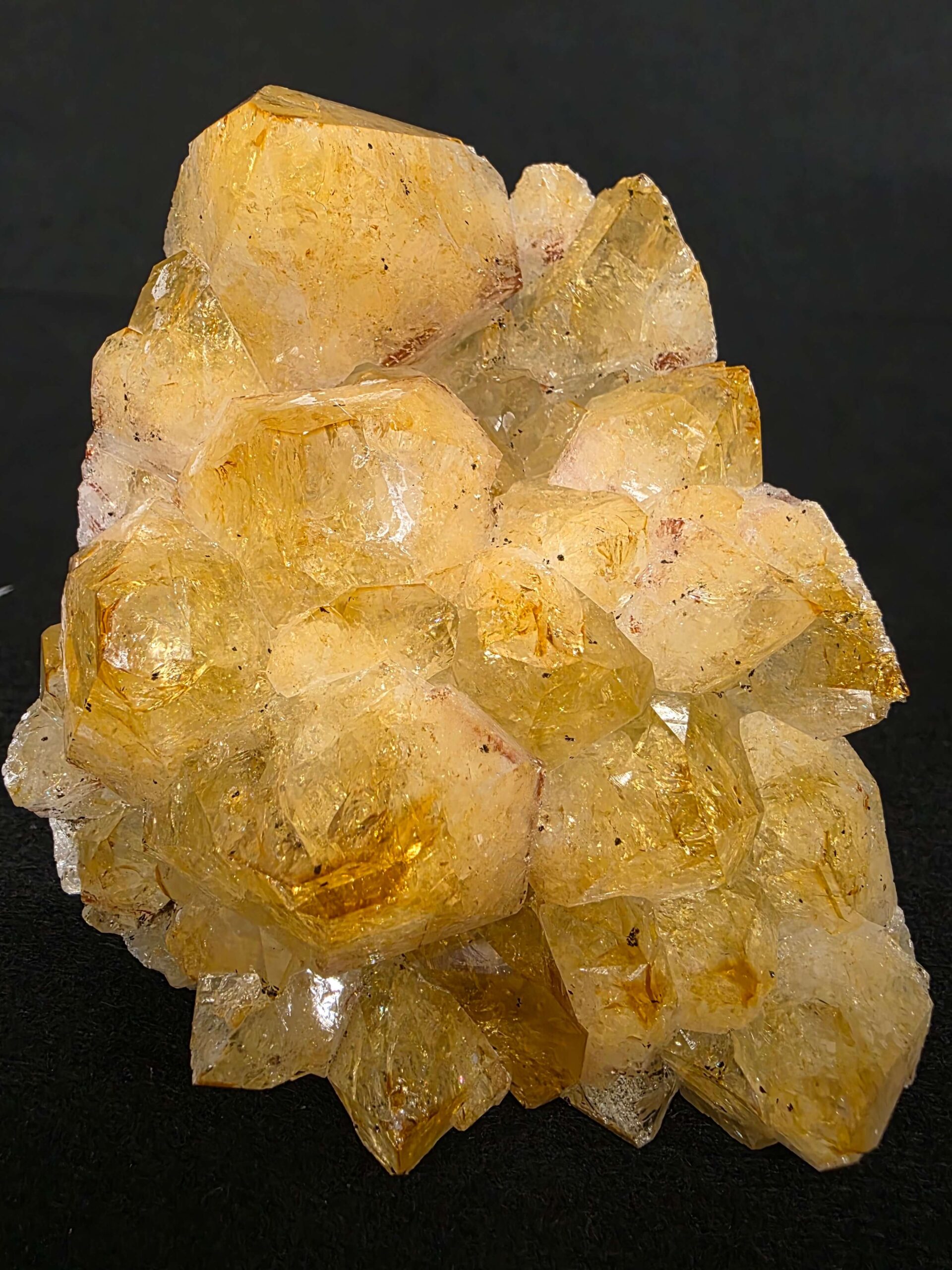 Premium High Grade Citrine Druzy 161 Mini Geode Cluster Piece 809g H10xW10xD6cm - Image 6