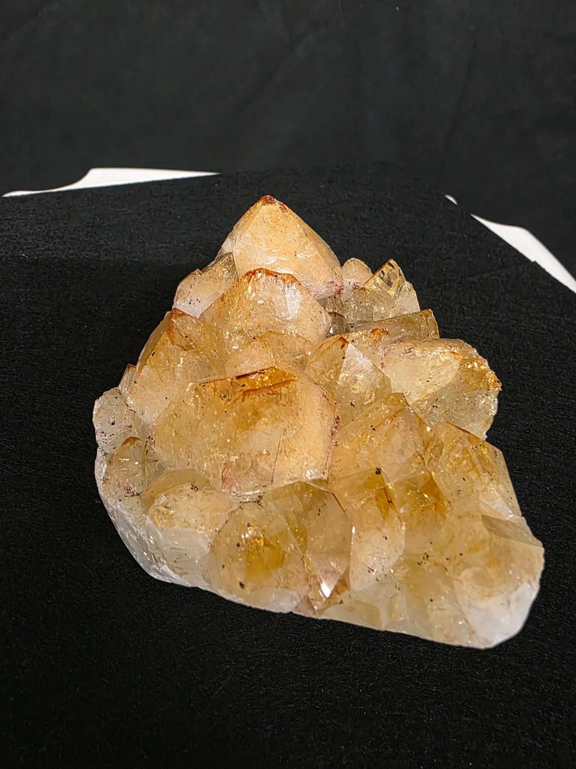 Premium High Grade Citrine Druzy 161 Mini Geode Cluster Piece 809g H10xW10xD6cm - Image 8