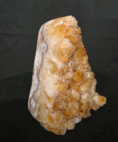 Premium High Grade Citrine Druzy 162 Mini Geode Cluster Piece 1.536g H14xW10xD8cm - Image 7