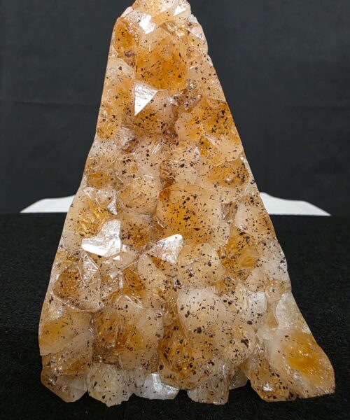 Premium High Grade Citrine Druzy 162 Mini Geode Cluster Piece 1.536g H14xW10xD8cm - Image 8