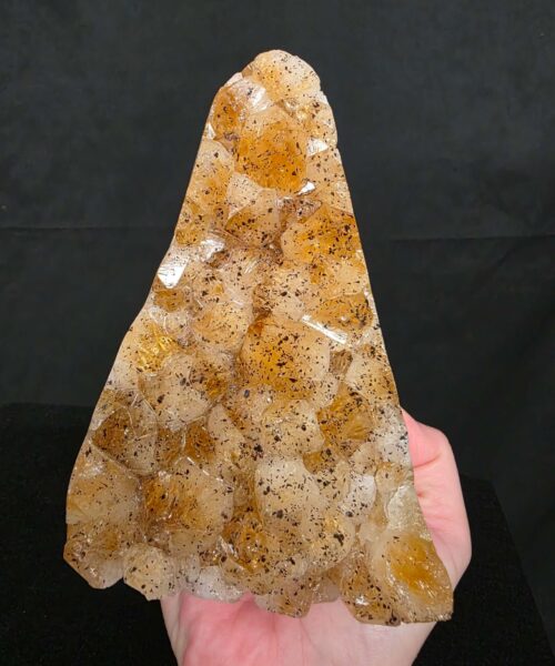 Premium High Grade Citrine Druzy 162 Mini Geode Cluster Piece 1.536g H14xW10xD8cm - Image 10