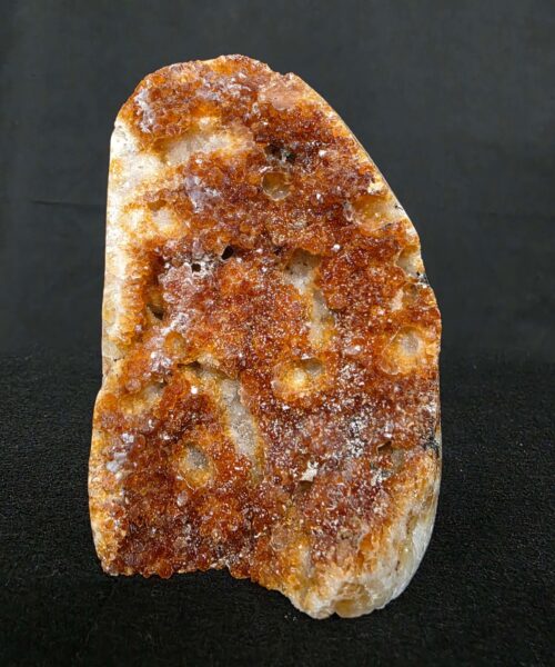 Alternative view of Premium High Grade Citrine Druzy 163 Mini Geode Cluster Piece 956g H12xW9xD7cm