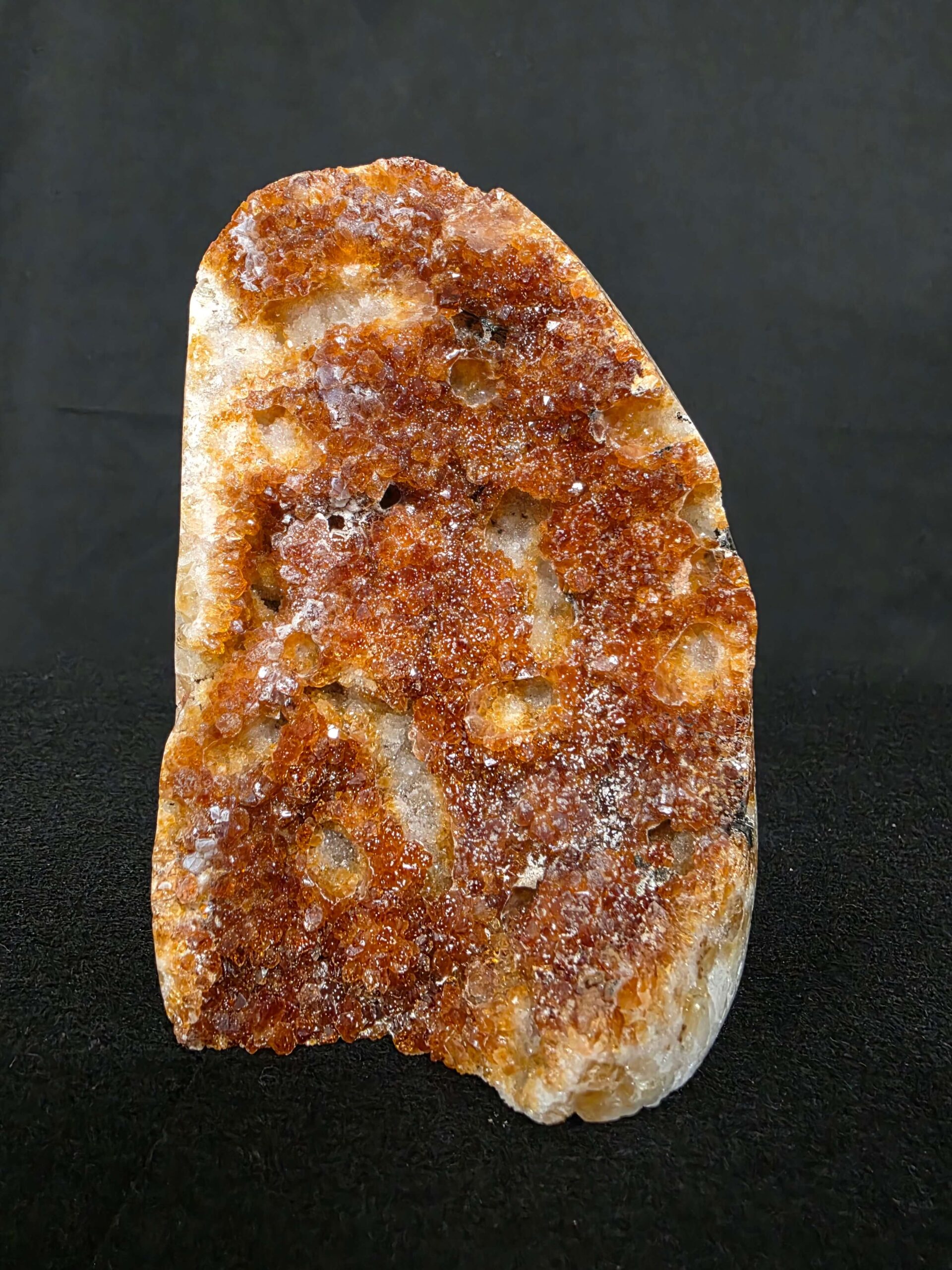Premium High Grade Citrine Druzy 163 Mini Geode Cluster Piece 956g H12xW9xD7cm - Image 2