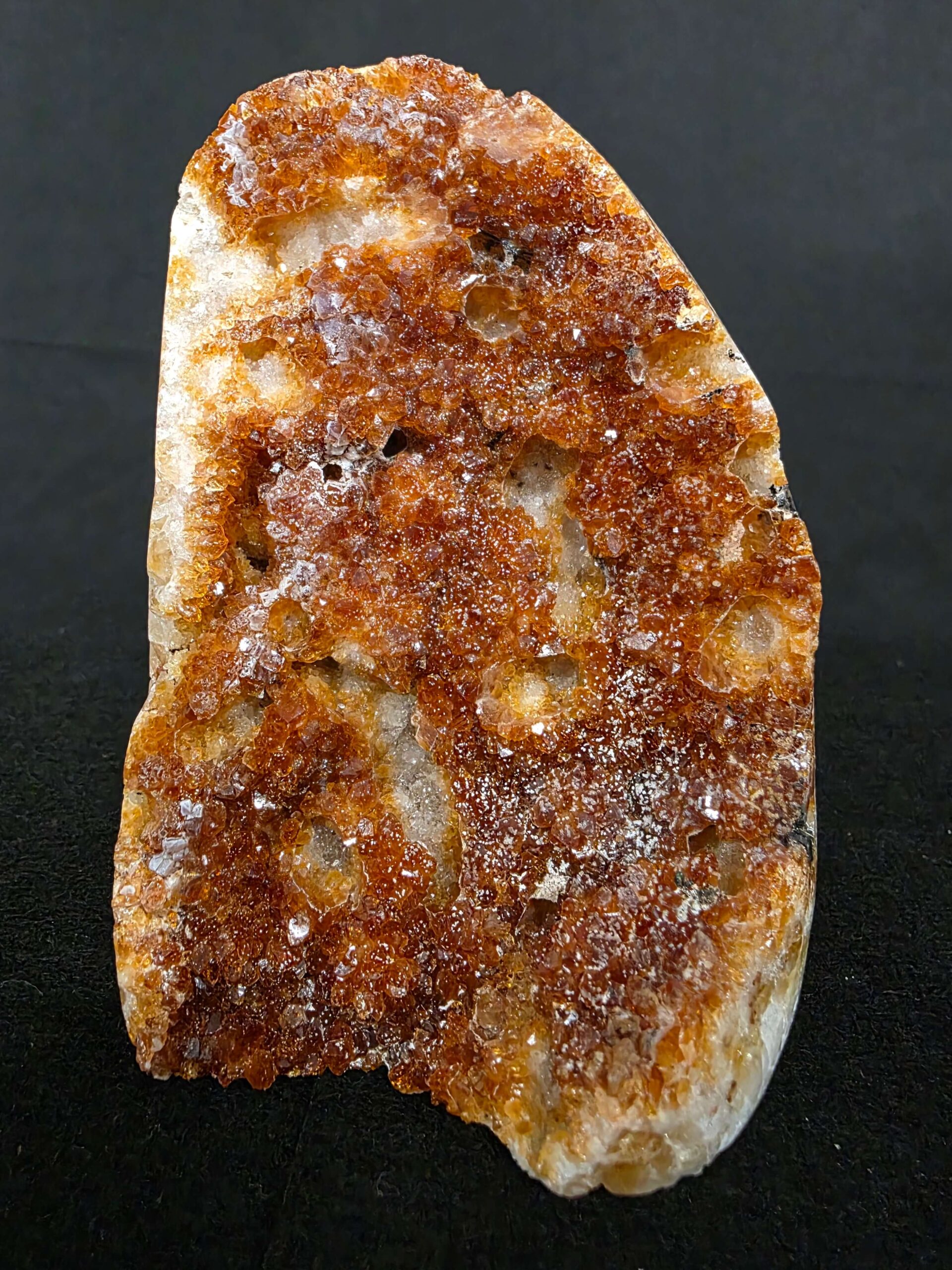 Premium High Grade Citrine Druzy 163 Mini Geode Cluster Piece 956g H12xW9xD7cm - Image 11