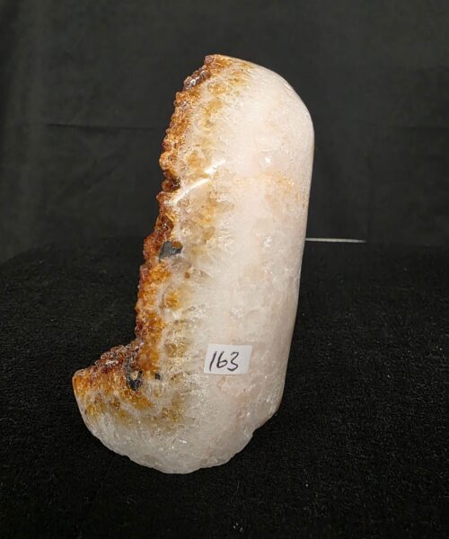 Premium High Grade Citrine Druzy 163 Mini Geode Cluster Piece 956g H12xW9xD7cm - Image 3