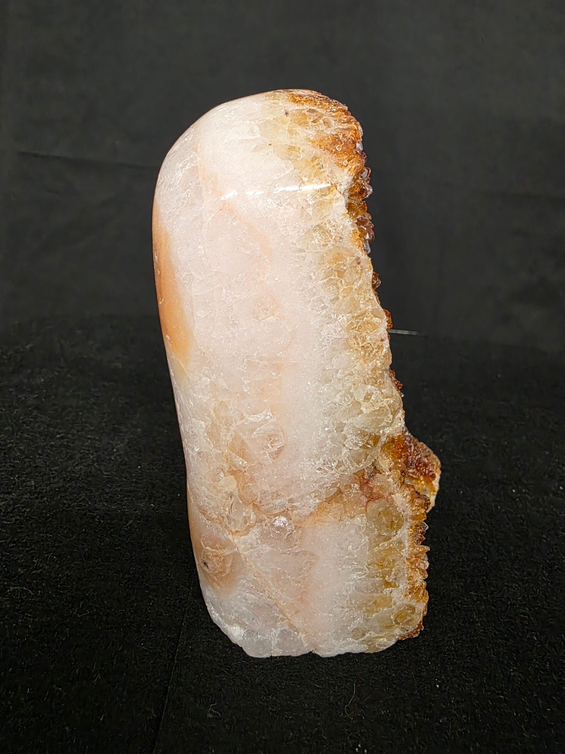 Premium High Grade Citrine Druzy 163 Mini Geode Cluster Piece 956g H12xW9xD7cm - Image 5