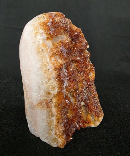 Premium High Grade Citrine Druzy 163 Mini Geode Cluster Piece 956g H12xW9xD7cm - Image 6