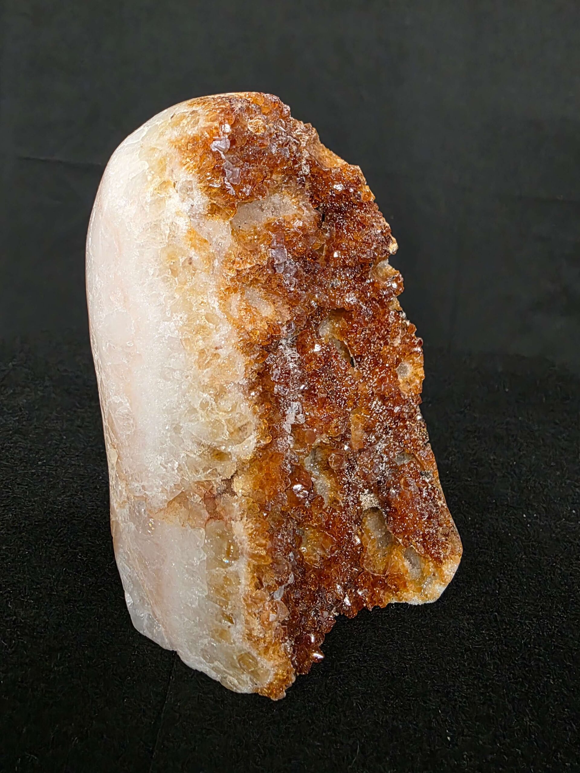 Premium High Grade Citrine Druzy 163 Mini Geode Cluster Piece 956g H12xW9xD7cm - Image 6