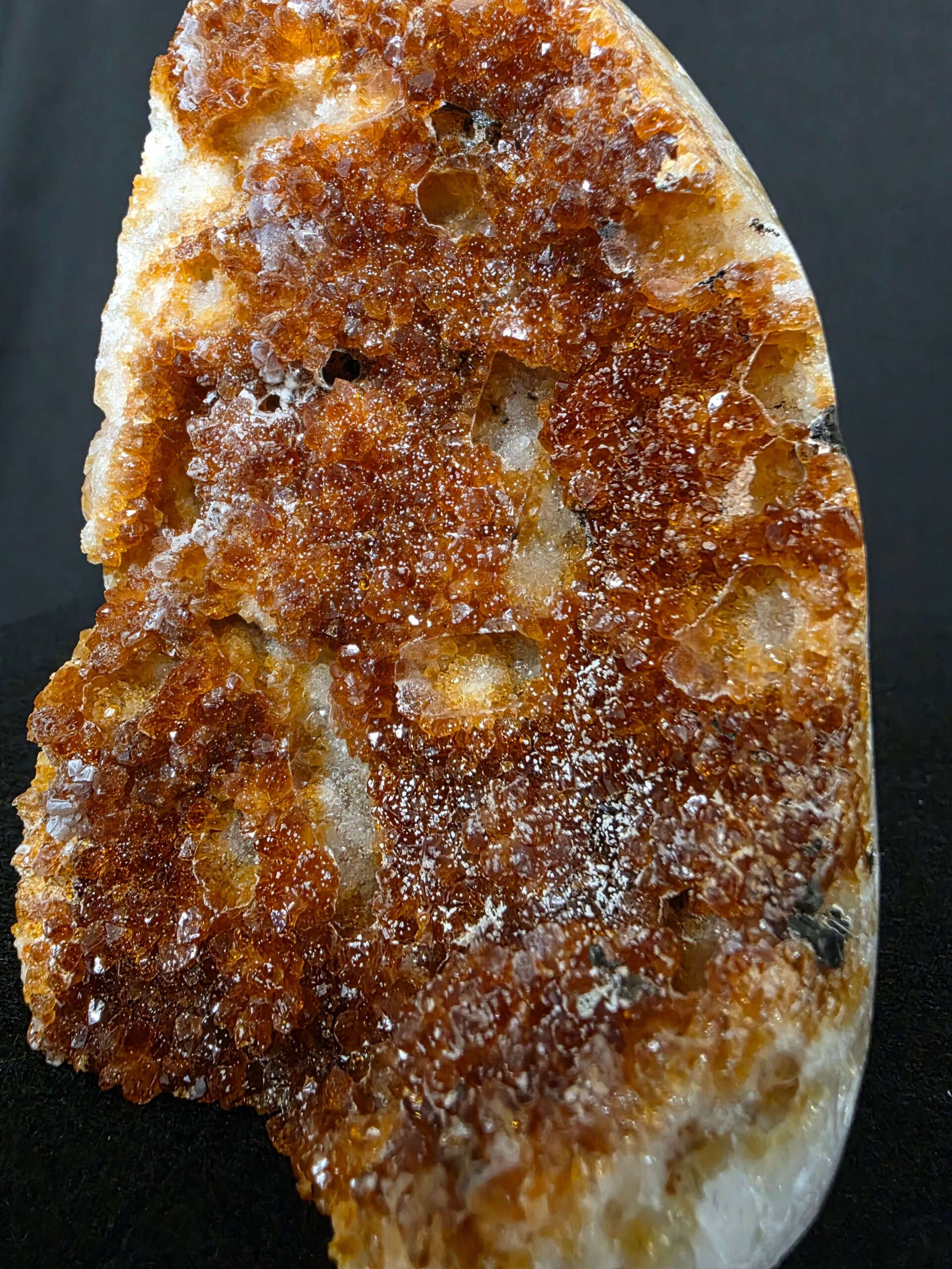 Premium High Grade Citrine Druzy 163 Mini Geode Cluster Piece 956g H12xW9xD7cm - Image 9