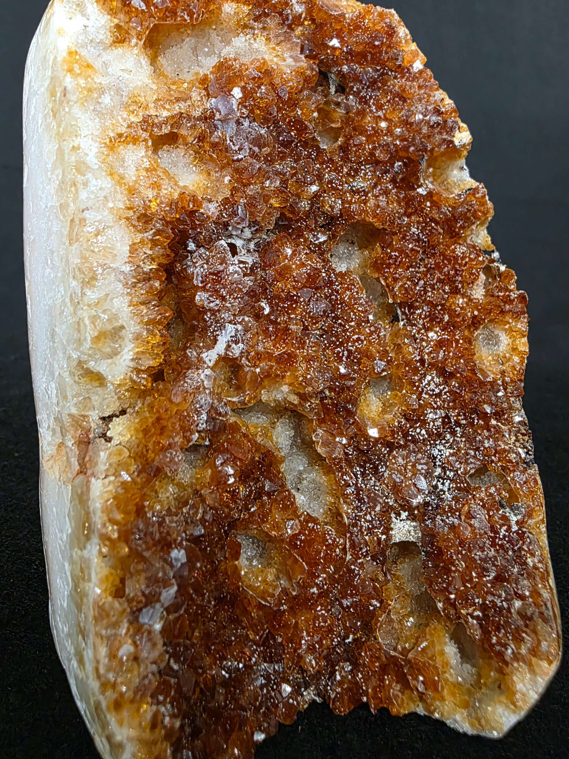 Premium High Grade Citrine Druzy 163 Mini Geode Cluster Piece 956g H12xW9xD7cm - Image 10