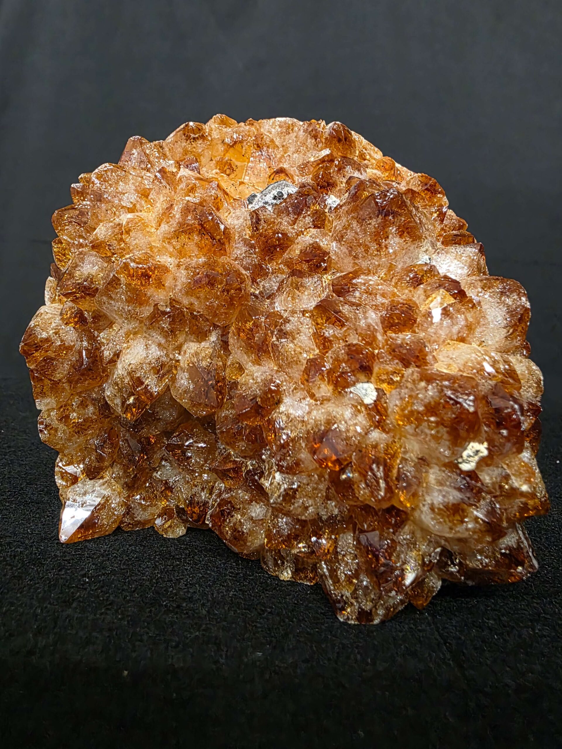 Premium High Grade Citrine Druzy 164 Mini Geode Cluster Piece 1.268g H10xW11xD9cm - Image 11