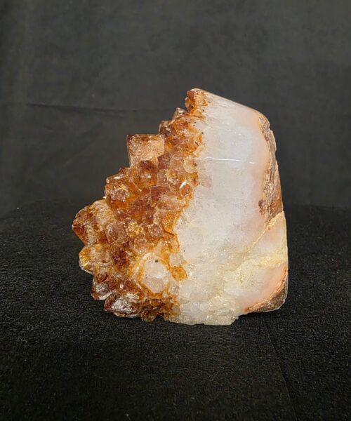 Premium High Grade Citrine Druzy 164 Mini Geode Cluster Piece 1.268g H10xW11xD9cm - Image 5