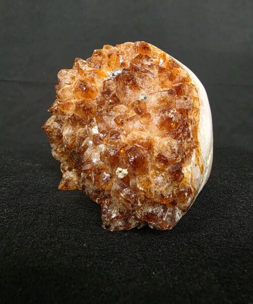 Premium High Grade Citrine Druzy 164 Mini Geode Cluster Piece 1.268g H10xW11xD9cm - Image 6
