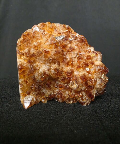 Premium High Grade Citrine Druzy 164 Mini Geode Cluster Piece 1.268g H10xW11xD9cm - Image 7