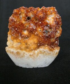 Alternative view of Premium High Grade Citrine Druzy 165 Mini Geode Cluster Piece 953g H11xW10xD6cm