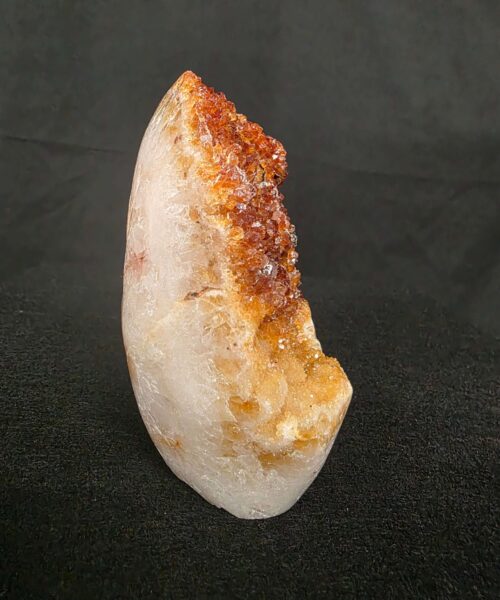 Premium High Grade Citrine Druzy 165 Mini Geode Cluster Piece 953g H11xW10xD6cm - Image 5