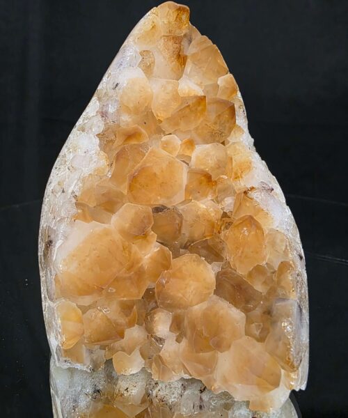 Alternative view of Premium High Grade Citrine Druzy 166 Mini Geode Cluster Piece 567g H11xW8.5xD7cm