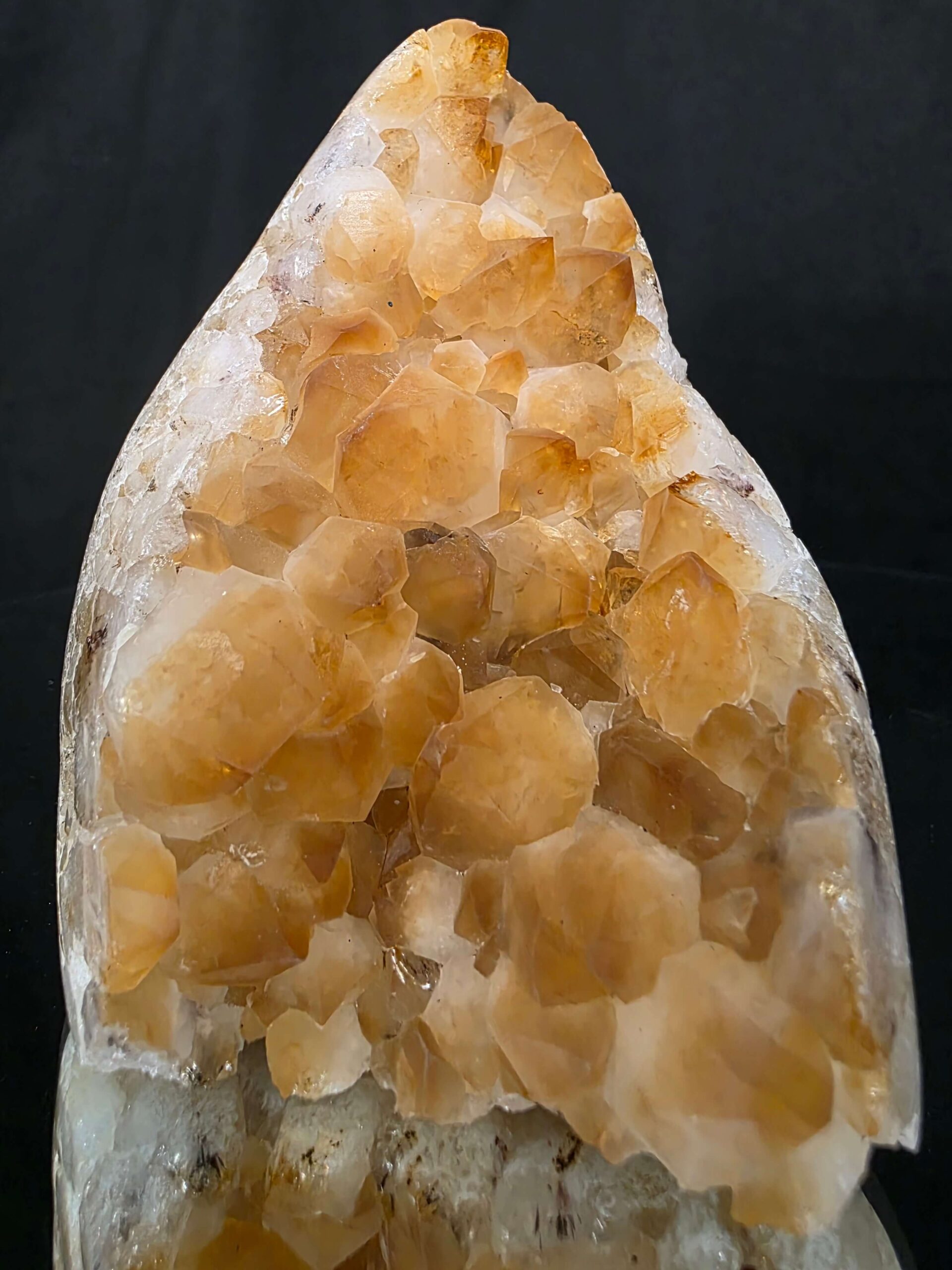 Premium High Grade Citrine Druzy 166 Mini Geode Cluster Piece 567g H11xW8.5xD7cm - Image 6