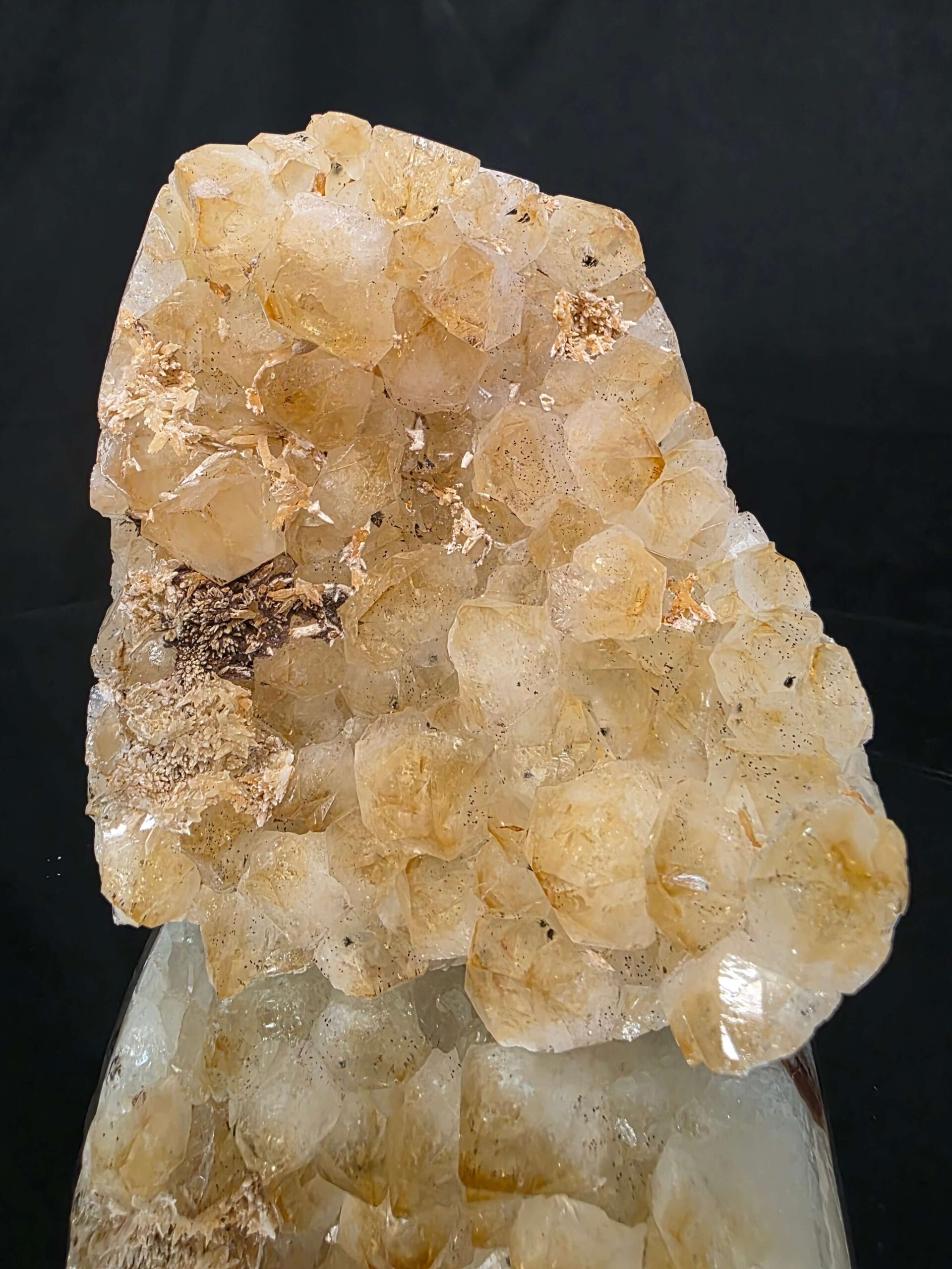 Premium High Grade Citrine Druzy 167 Mini Geode Cluster Piece 956g H10xW9xD7cm - Image 11