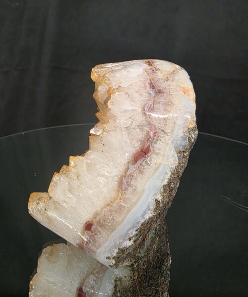 Premium High Grade Citrine Druzy 167 Mini Geode Cluster Piece 956g H10xW9xD7cm - Image 3