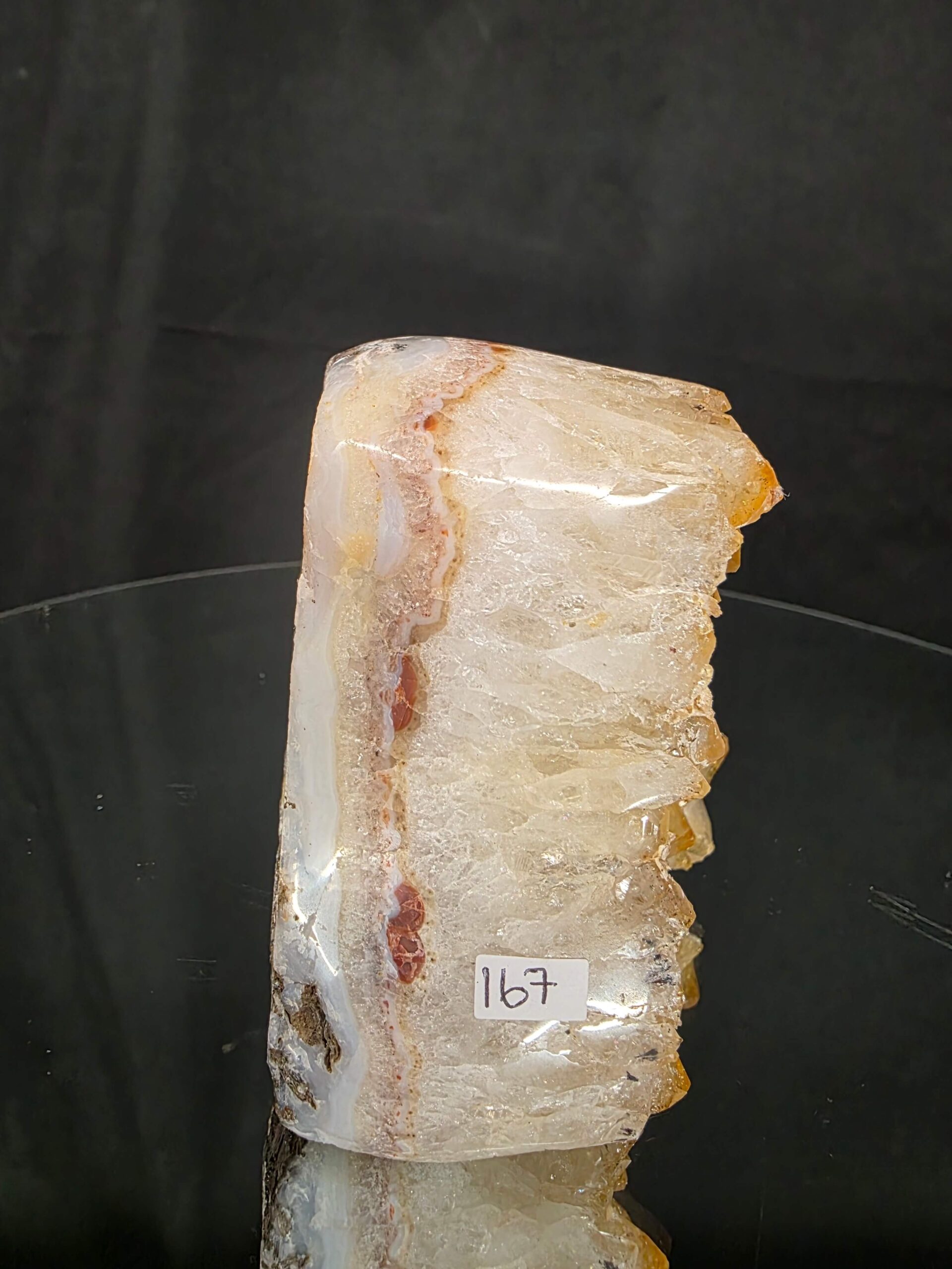 Premium High Grade Citrine Druzy 167 Mini Geode Cluster Piece 956g H10xW9xD7cm - Image 5
