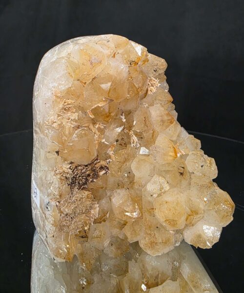Premium High Grade Citrine Druzy 167 Mini Geode Cluster Piece 956g H10xW9xD7cm - Image 6