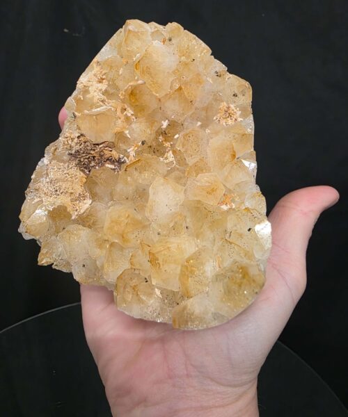 Premium High Grade Citrine Druzy 167 Mini Geode Cluster Piece 956g H10xW9xD7cm - Image 8