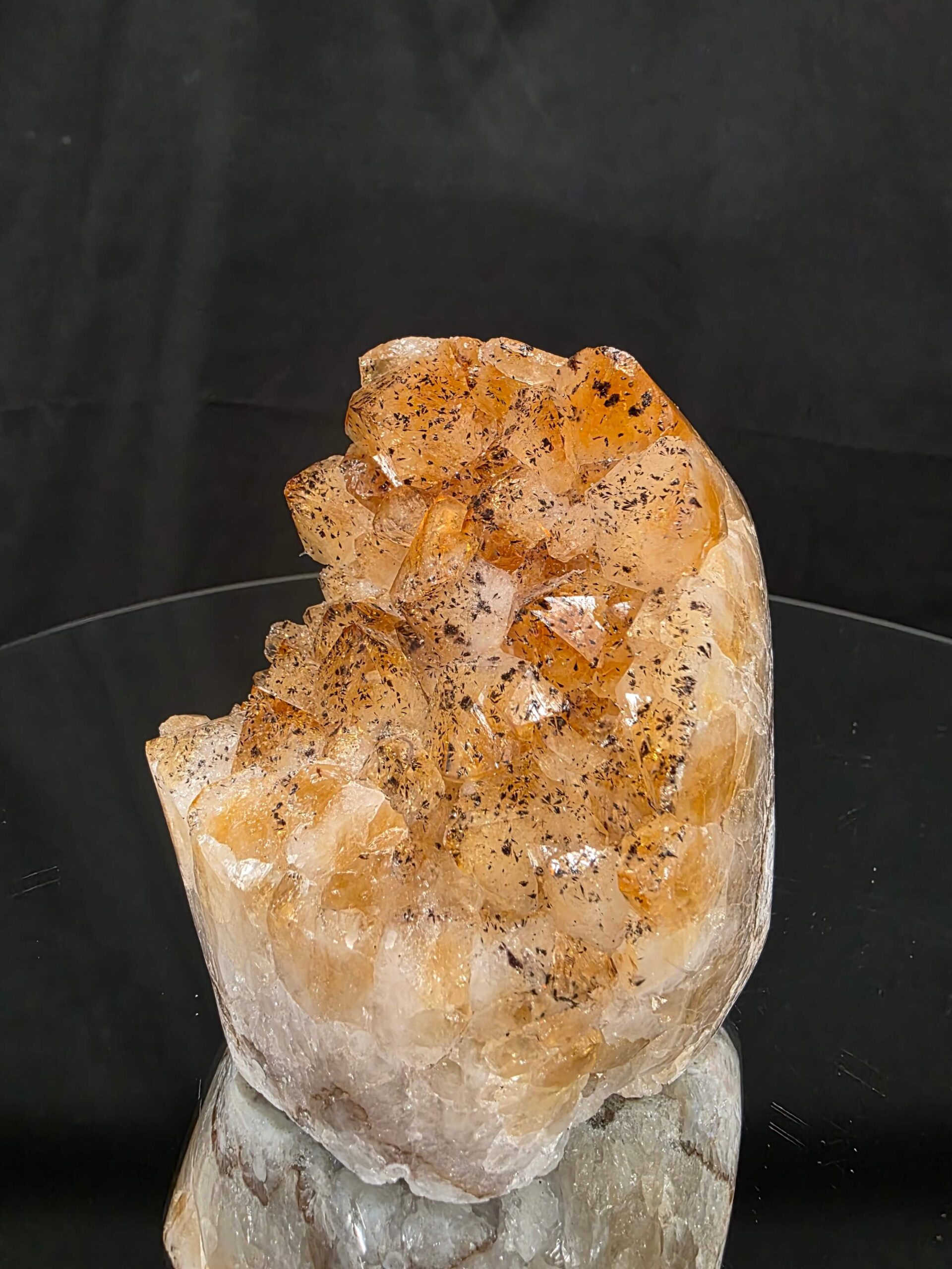 Premium High Grade Citrine Druzy 169 Mini Geode Cluster Piece 1.164g H11xW8xD9cm - Image 7