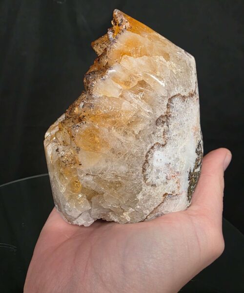 Premium High Grade Citrine Druzy 169 Mini Geode Cluster Piece 1.164g H11xW8xD9cm - Image 9
