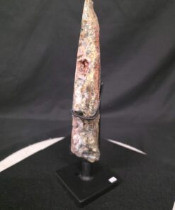 Alternative view of Pink Amethyst Slice 11 on Stand Healing Crystal Gem 2.131g H31xW16xD12cm