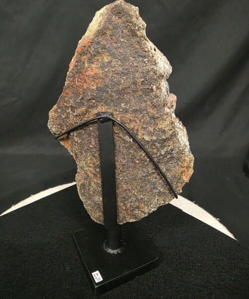 Pink Amethyst Slice 11 on Stand Healing Crystal Gem 2.131g H31xW16xD12cm - Image 3