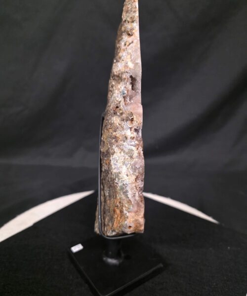 Pink Amethyst Slice 11 on Stand Healing Crystal Gem 2.131g H31xW16xD12cm - Image 4