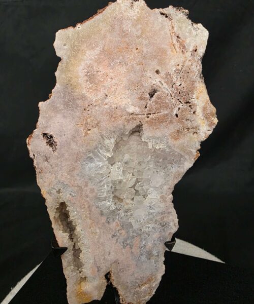 Pink Amethyst Slice 5 on Stand Healing Crystal Gem 3.061g H38.5xW17.5xD14cm - Image 6