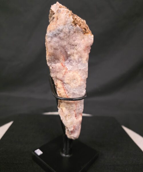 Pink Amethyst Slice 6 on Stand Healing Crystal Gem 1.888g H25xW14xD12cm - Image 4