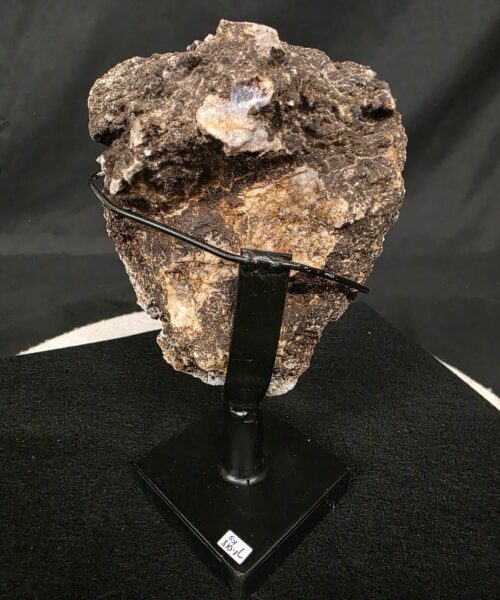 Pink Amethyst Slice 7 on Stand Healing Crystal Gem 1.018g H21xW13xD11cm - Image 3