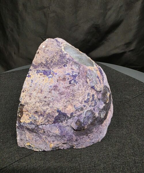 Large Purple Agate Candle 3 Handpicked 1.389g H9.5xW15xD8cm End Microcrystalline Quartz Tealight Holder Ornament - Image 4