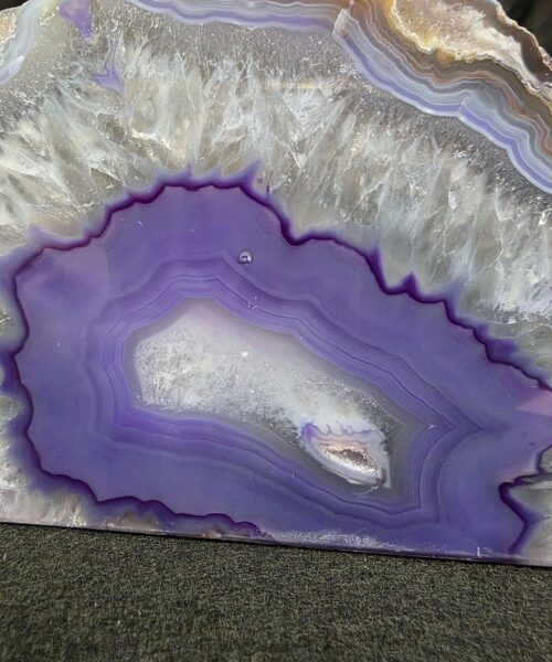 Large Purple Agate Candle 3 Handpicked 1.389g H9.5xW15xD8cm End Microcrystalline Quartz Tealight Holder Ornament - Image 5