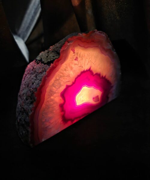 Large Purple Agate Candle 3 Handpicked 1.389g H9.5xW15xD8cm End Microcrystalline Quartz Tealight Holder Ornament - Image 9
