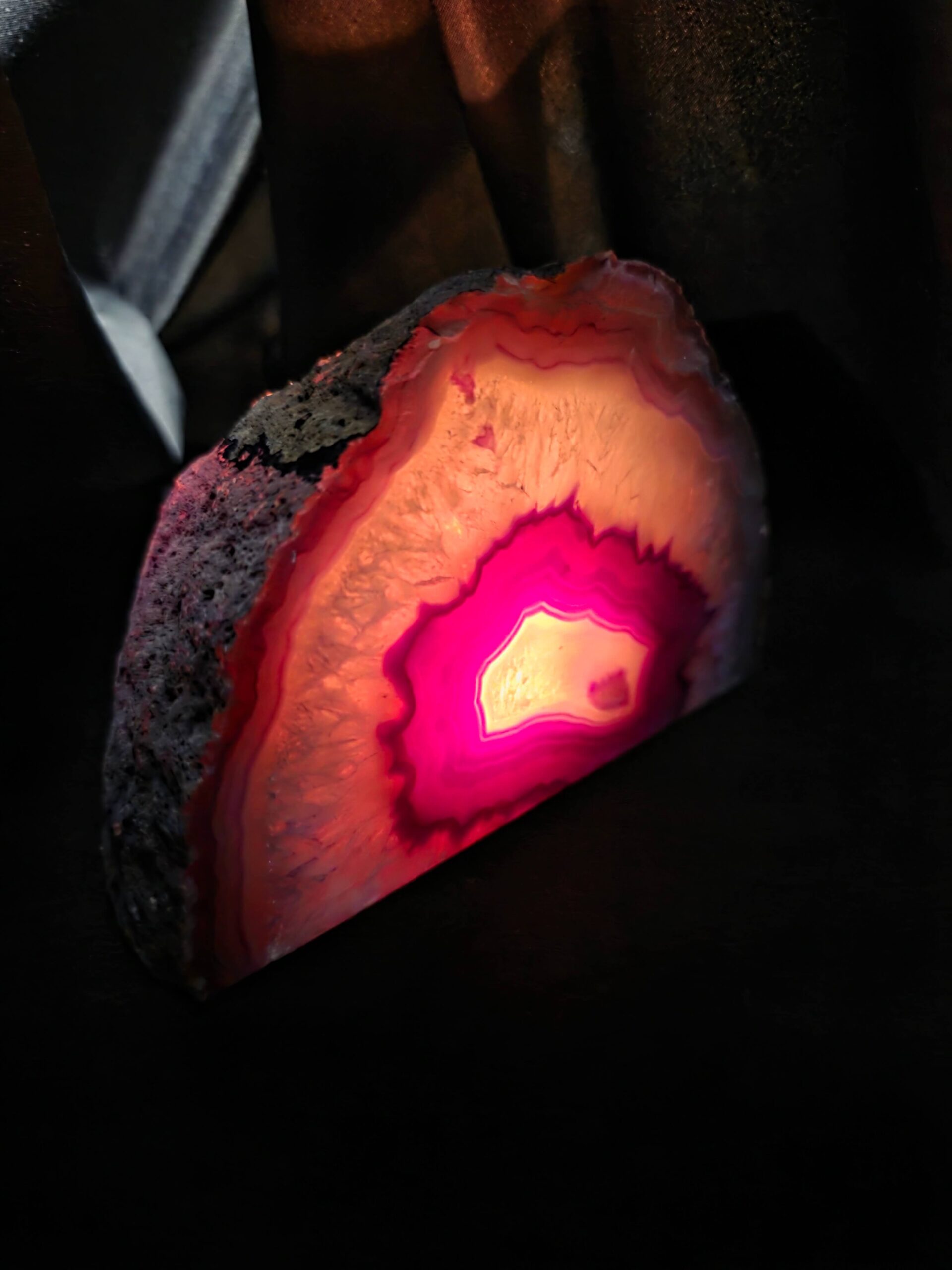 Large Purple Agate Candle 3 Handpicked 1.389g H9.5xW15xD8cm End Microcrystalline Quartz Tealight Holder Ornament - Image 9