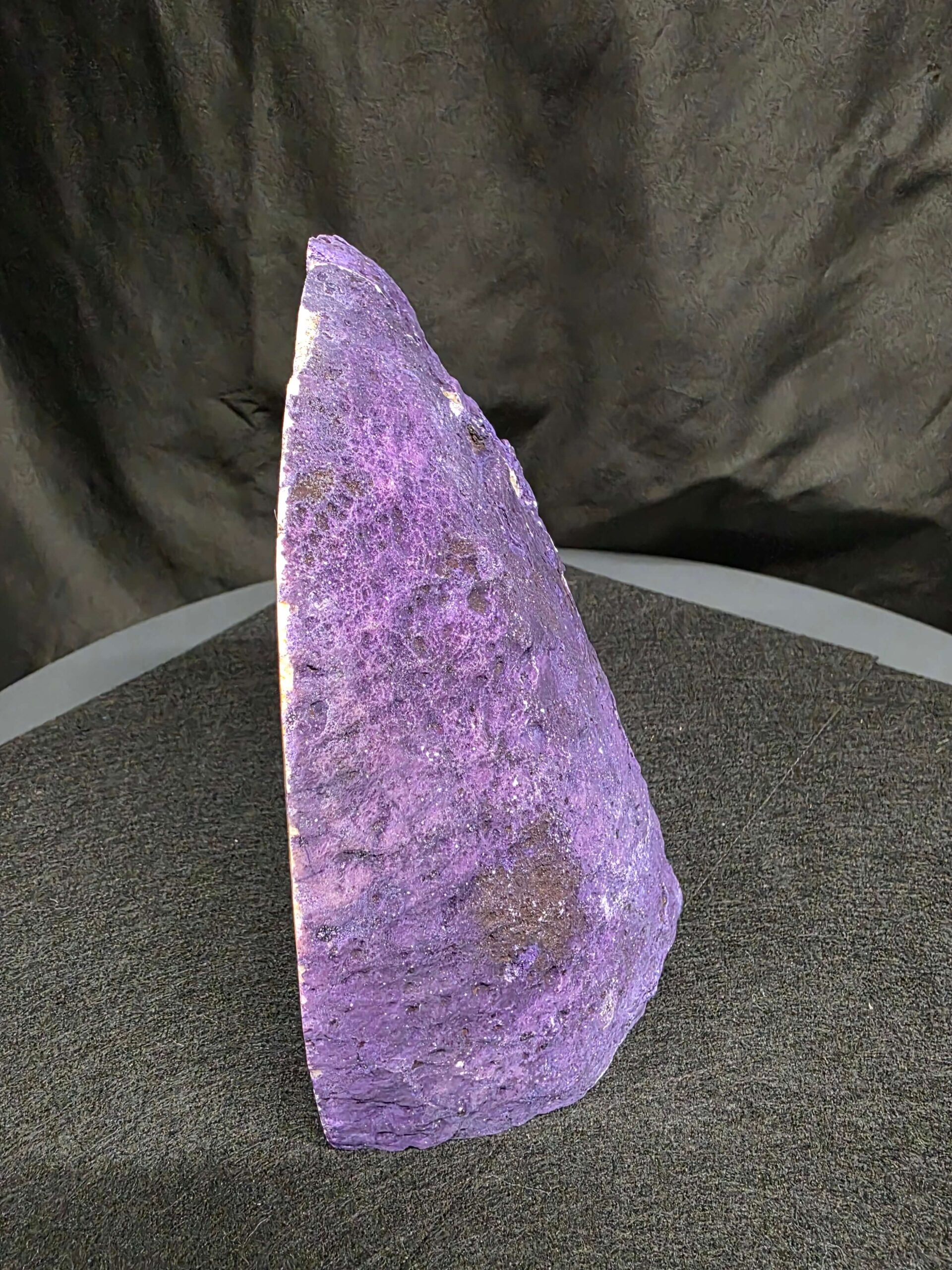 Purple Natural Edge Microcrystalline Quartz Premium Bookends 1 Ornament Handpicked Size 1.735kg H15xW16xD7cm - Image 2
