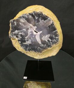 Premium Agate Geode on Stand 12 – 3.375g - H16xW15.5xD10cm - Image 4
