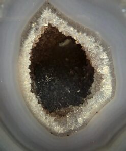 Premium Agate Geode on Stand 12 – 3.375g - H16xW15.5xD10cm - Image 6