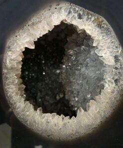 Premium Agate Geode on Stand 13 – 2.629g - H13xW16xD8cm - Image 6