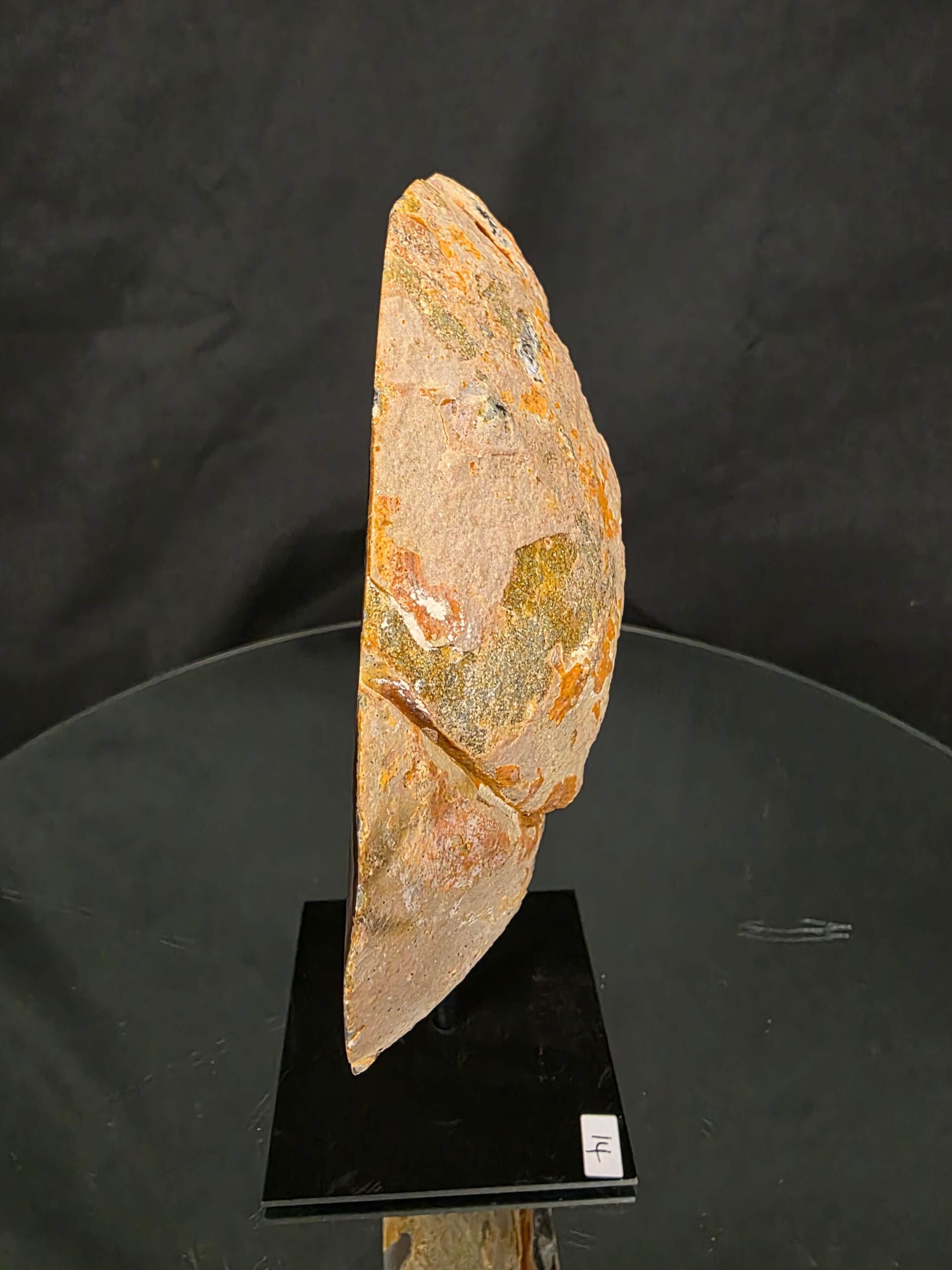 Premium Agate Geode on Stand 14 – 1.411g - H20xW16xD8cm - Image 5