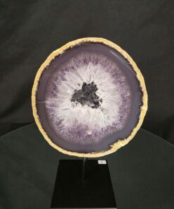 Alternative view of Premium Agate Geode on Stand 3 – 2.002g - H20xW13xD8cm