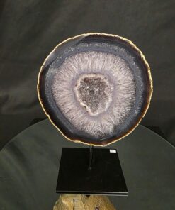 Alternative view of Premium Agate Geode on Stand 5 – 2.922g - H24.5xW17xD10cm