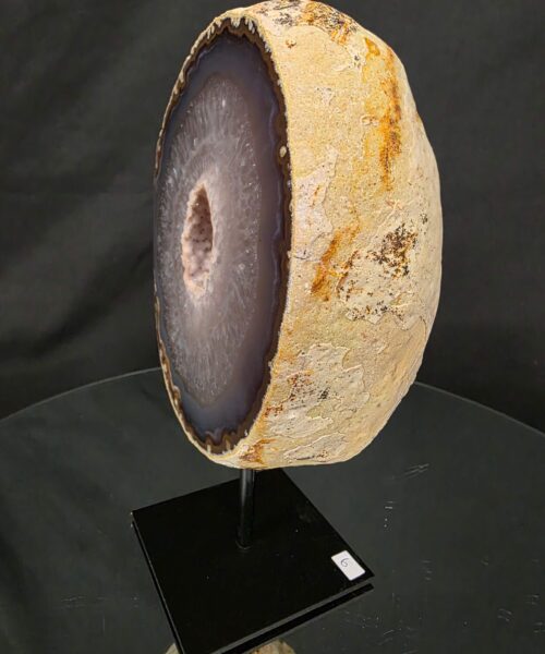 Premium Agate Geode on Stand 9 – 2.223g - H22.5xW15xD8cm - Image 5