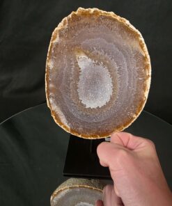 Premium Agate Geode on Stand 7 – 1.591g - H22xW14xD8cm - Image 7
