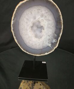 Alternative view of Premium Agate Geode on Stand 8 – 2.071g - H21xW14xD8cm